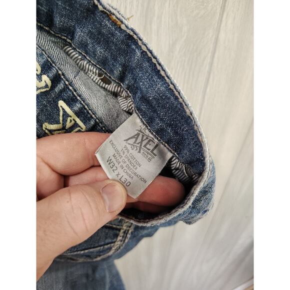 TK Axle Jeans Slim Straight Size 32x30 Western Cowboy Rodeo Ranch Outdoors - Picture 7 of 11